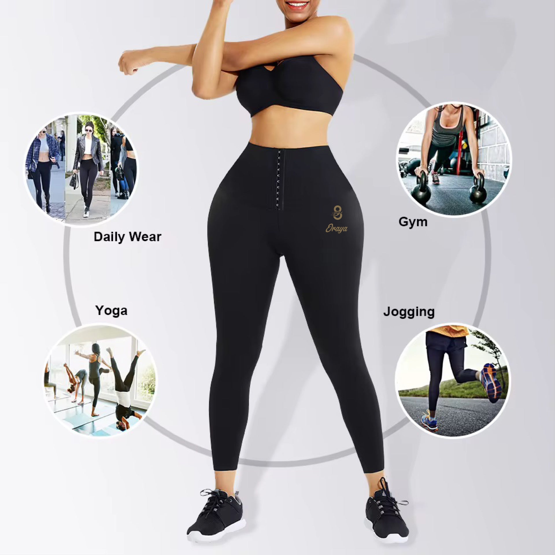 High Waisted Corset Leggings.